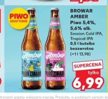 Piwo Amber Tropical IPA +1 wariant