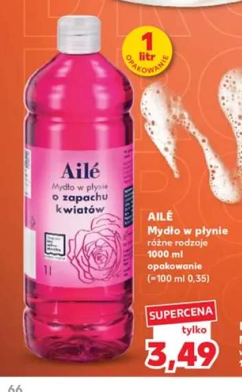Mydło w płynie Ailé o zapachu kwiatów