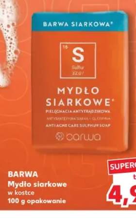 Mydło siarkowe w kostce Barwa Siarkowa