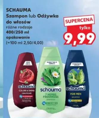 Szampon do włosów Schauma +1 wariant