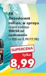 Dezodorant w sprayu Fa Pink Passion +1 wariant