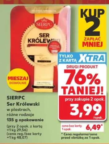 Ser Królewski Sierpc w plastrach