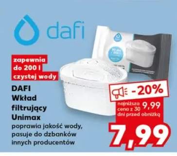 Wkład filtrujący DAFI Unimax
