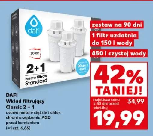 Wkład filtrujący DAFI Classic 3-pak