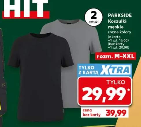 Koszulki męskie Parkside 2-pak
