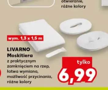 Moskitiera z praktycznym zamknięciem na rzep Livarno