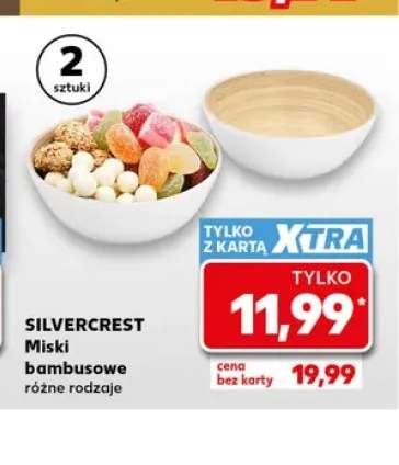 Miski bambusowe SILVERCREST 2-pak