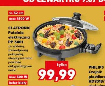 Patelnia elektryczna Clatronic PP 3401