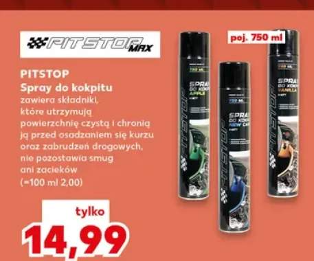 Spray do kokpitu Pitstop Max Apple Matt +2 warianty