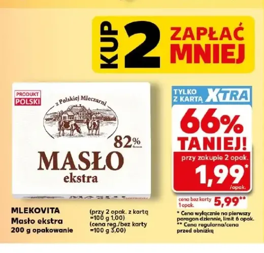 Masło ekstra Mlekovita
