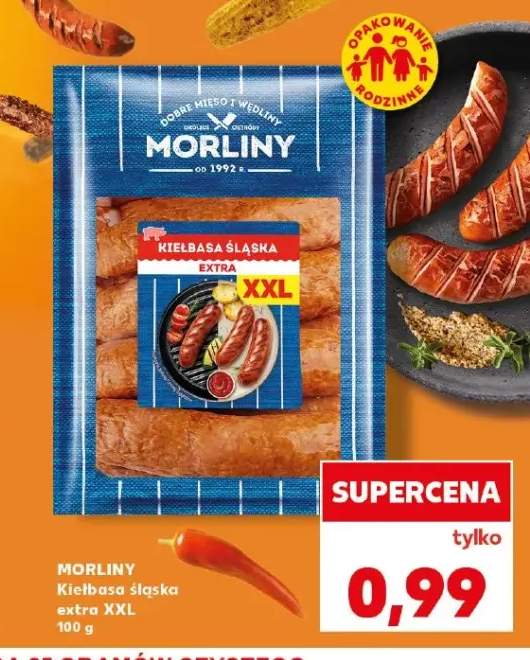 Kiełbasa śląska extra XXL Morliny