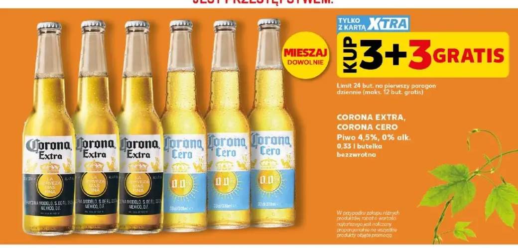 Piwo Corona Extra +1 wariant
