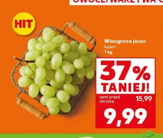 Winogrona jasne luzem