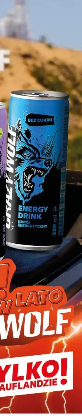 Napój energetyzujący Crazy Wolf Bez Cukru