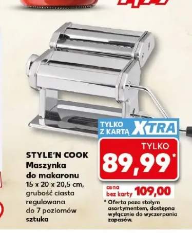 Maszynka do makaronu Style'n Cook