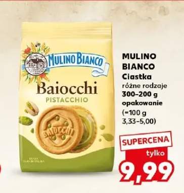 Ciastka Mulino Bianco Baiocchi Pistacchio