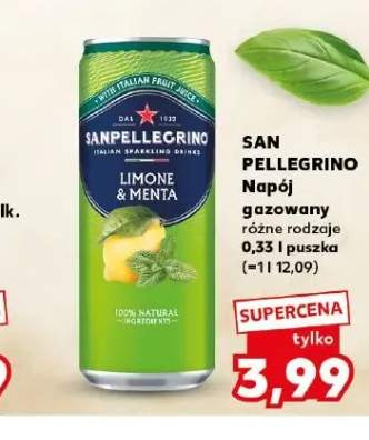 Napój gazowany San Pellegrino Limone & Menta