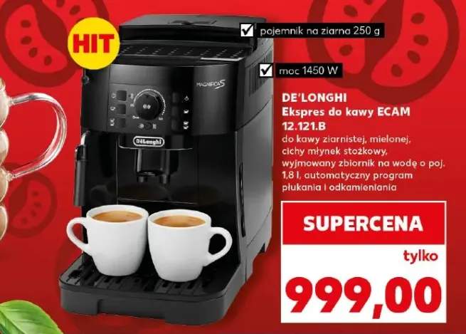 Ekspres do kawy De'Longhi ECAM 12,121.B