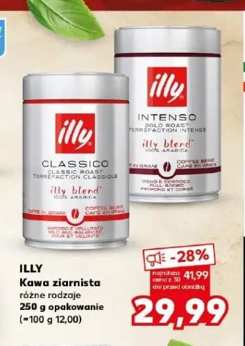 Kawa ziarnista Illy Classico +1 wariant