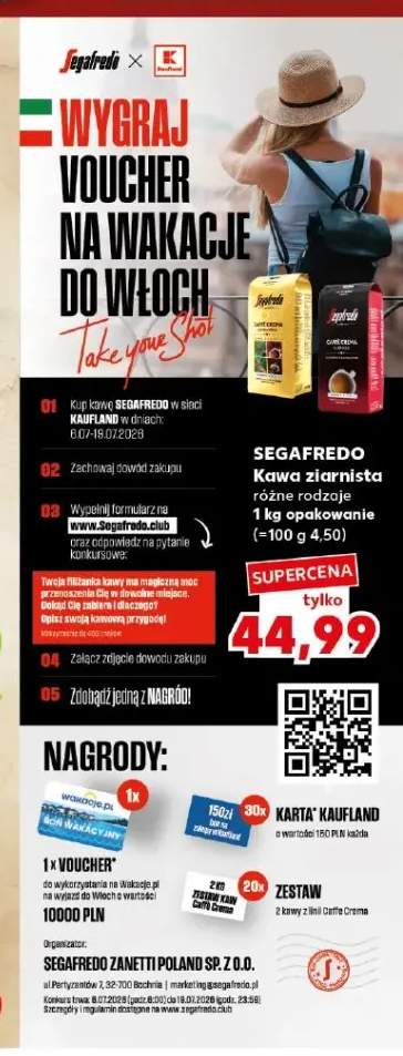 Kawa ziarnista Segafredo Caffè Crema Classico +1 wariant