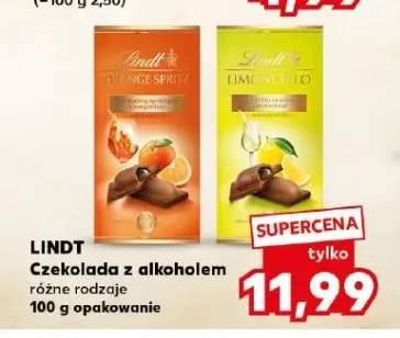 Czekolada z alkoholem Lindt Orange Spritz +1 wariant