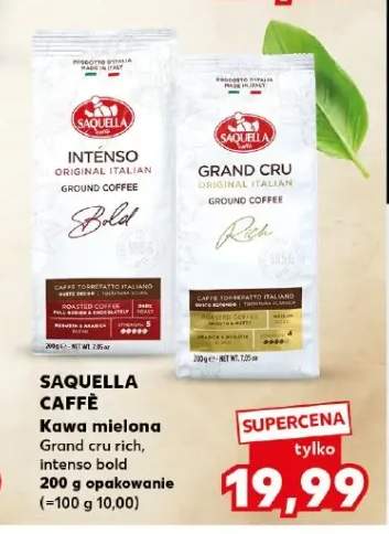 Kawa mielona Saquella Caffè Intenso +1 wariant