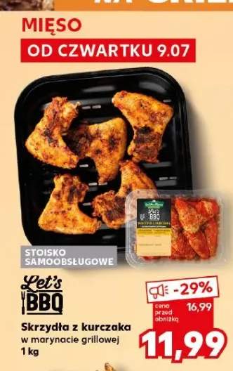 Skrzydła z kurczaka w marynacie grillowej Let's BBQ