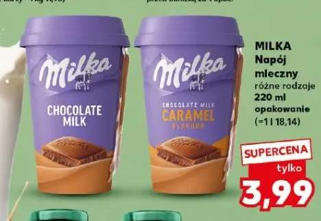Napój mleczny Milka karmelowy +1 wariant