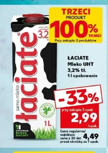 Mleko UHT 3,2% Łaciate