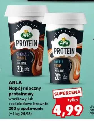 Napój mleczny proteinowy waniliowy Arla Protein +1 wariant