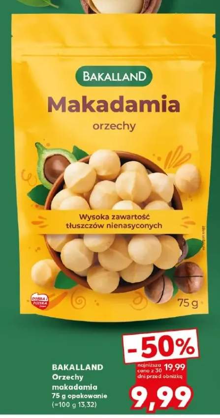 Orzechy makadamia Bakalland