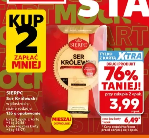 Ser Królewski w plastrach Sierpc