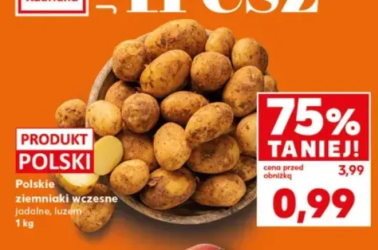 Ziemniaki wczesne jadalne polskie