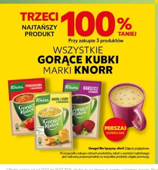 Gorące kubki marki Knorr +3 warianty