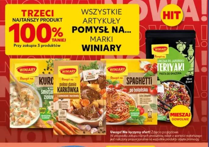Artykuły Pomysł Na... marki Winiary +3 warianty