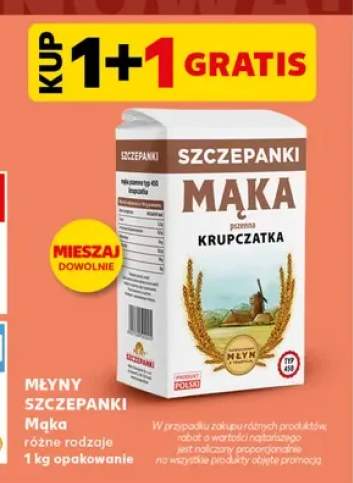 Mąka pszenna krupczatka Szczepanki