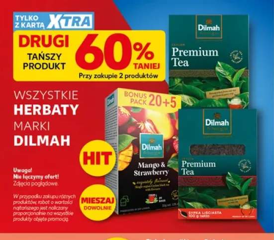Herbata czarna liściasta Dilmah Premium Tea +3 warianty