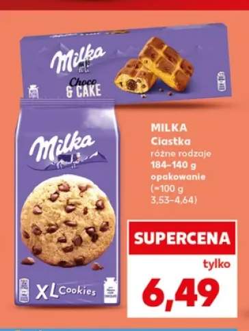 Ciastka Milka Choco & Cake +1 wariant