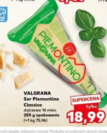Ser Piemontino Classico dojrzewa 16 mies. Valgrana