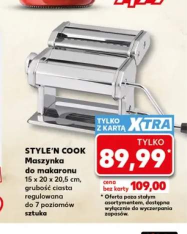 Maszynka do makaronu Style'n Cook
