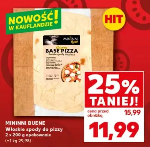 Włoskie spody do pizzy Mininni Buene