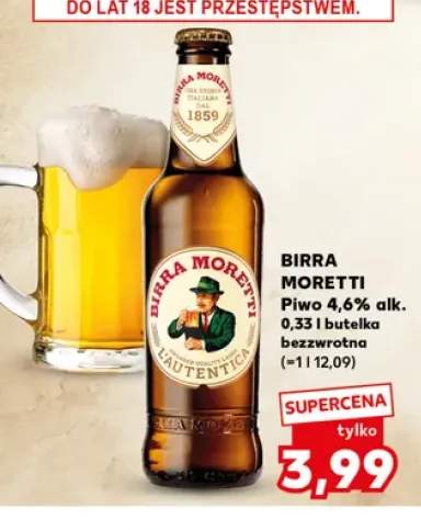 Piwo Birra Moretti L'Autentica