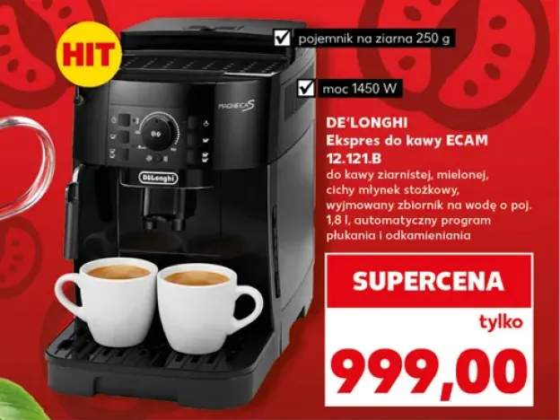 Ekspres do kawy De'Longhi ECAM 12,121.B