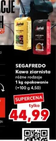 Kawa ziarnista Segafredo Caffè Crema Gustoso +1 wariant