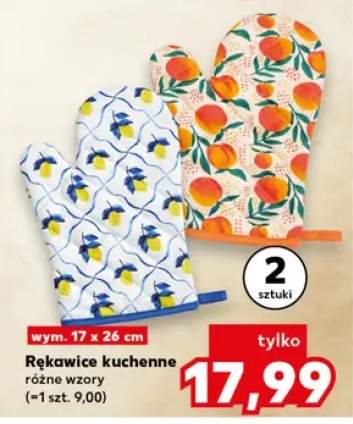 Rękawice kuchenne 17x26 cm 2-pak