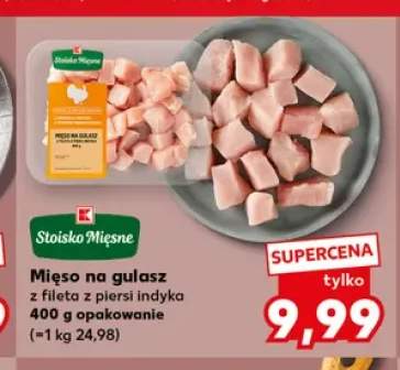 Mięso na gulasz z fileta z piersi indyka Stoisko Mięsne