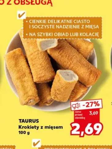 Krokiety z mięsem Taurus