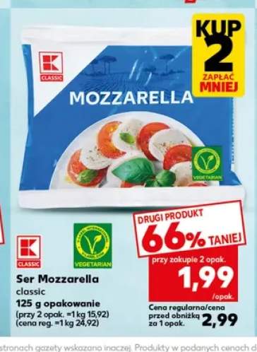 Ser Mozzarella classic K-Classic