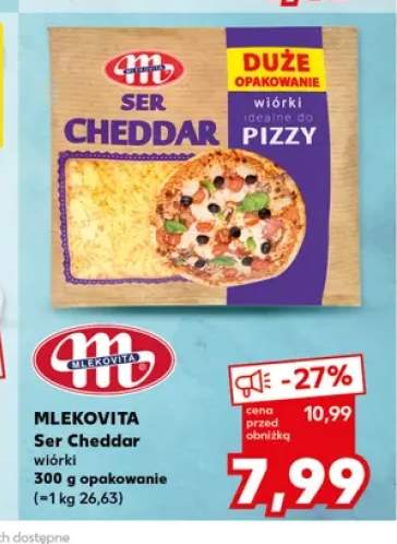 Ser Cheddar wiórki Mlekovita