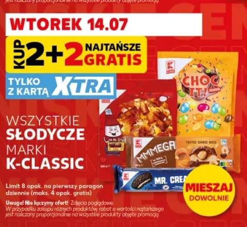 Draże czekoladowe z orzeszkami ziemnymi K-Classic Choc It! +4 warianty